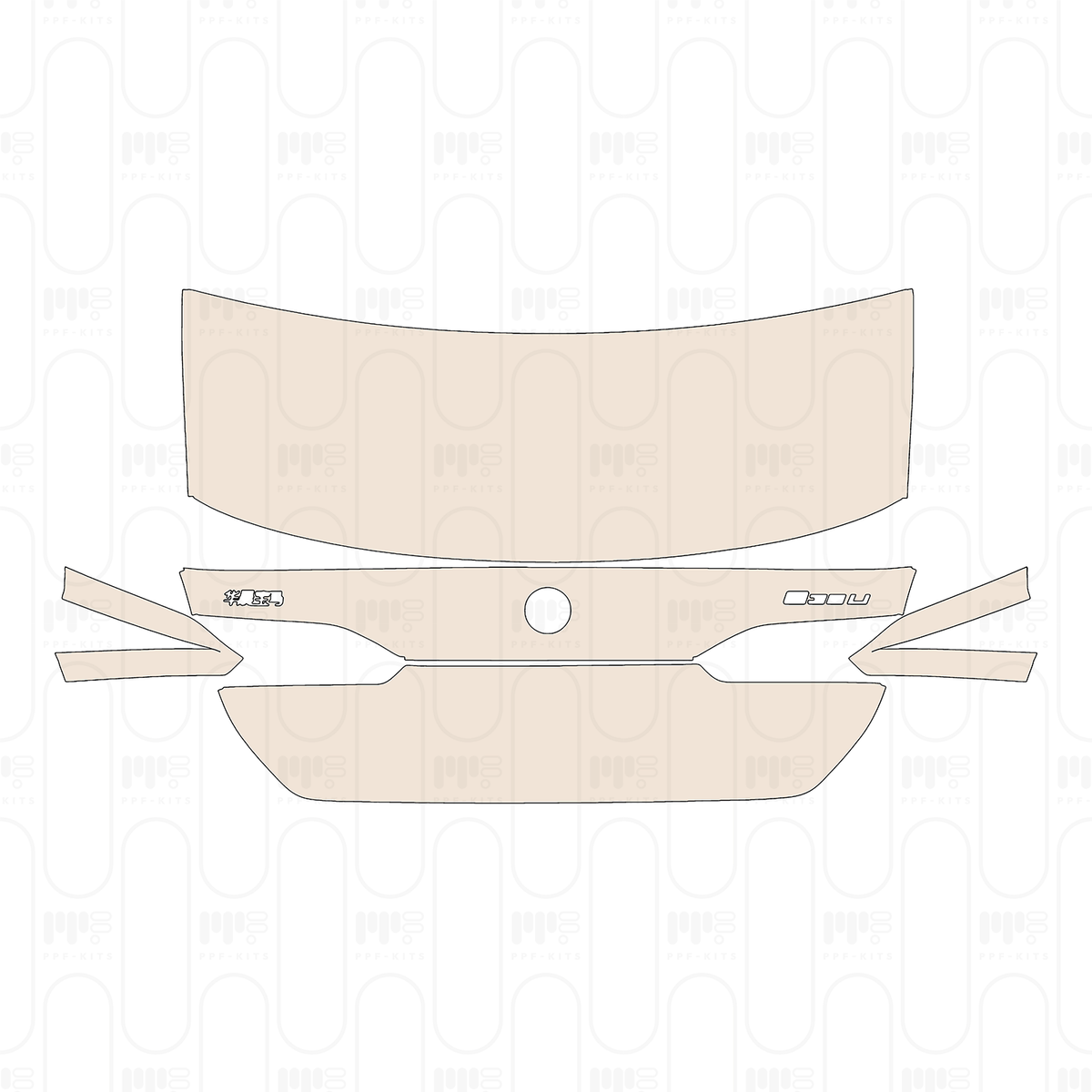Trunk Lid with "BMW Brilliance" & "530Li" Emblems