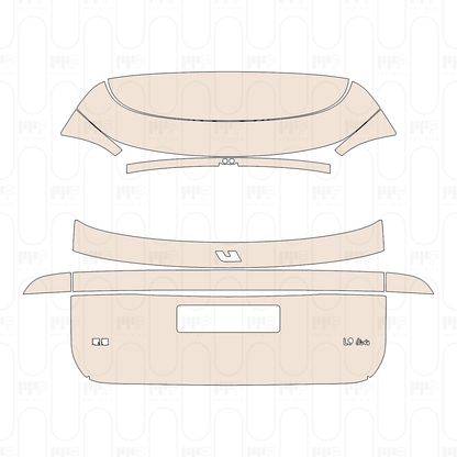 Trunk Lid with "ideal" & "L9 Livis" Emblems