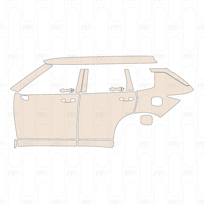 (left) Door+Side Skirt+Rear Fender