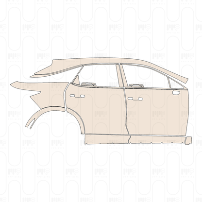 Voorgesneden PPF Lexus RX (SWB) F-Sport 2025