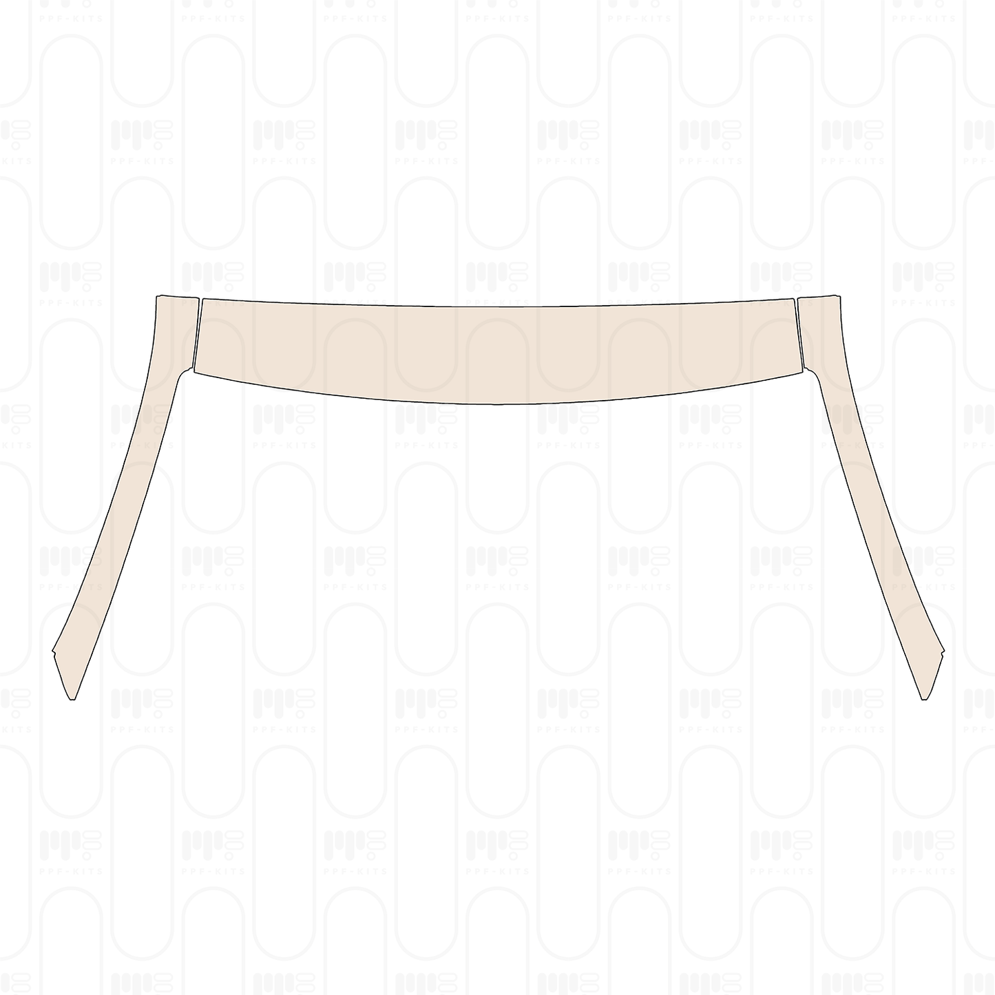 A-Pillar+Roof (front) without sunroof, without roof rails