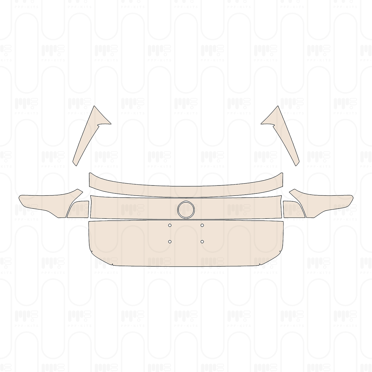 Trunk Lid without Emblem