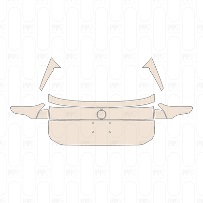Trunk Lid without Emblem