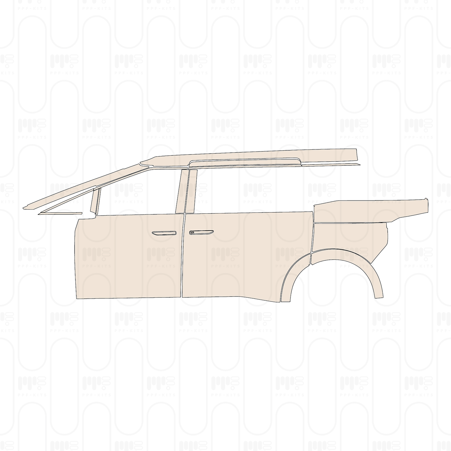 (left) Door+Rear Fender+Side Skirt