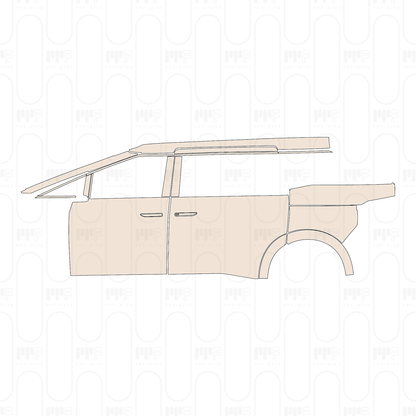 (left) Door+Rear Fender+Side Skirt