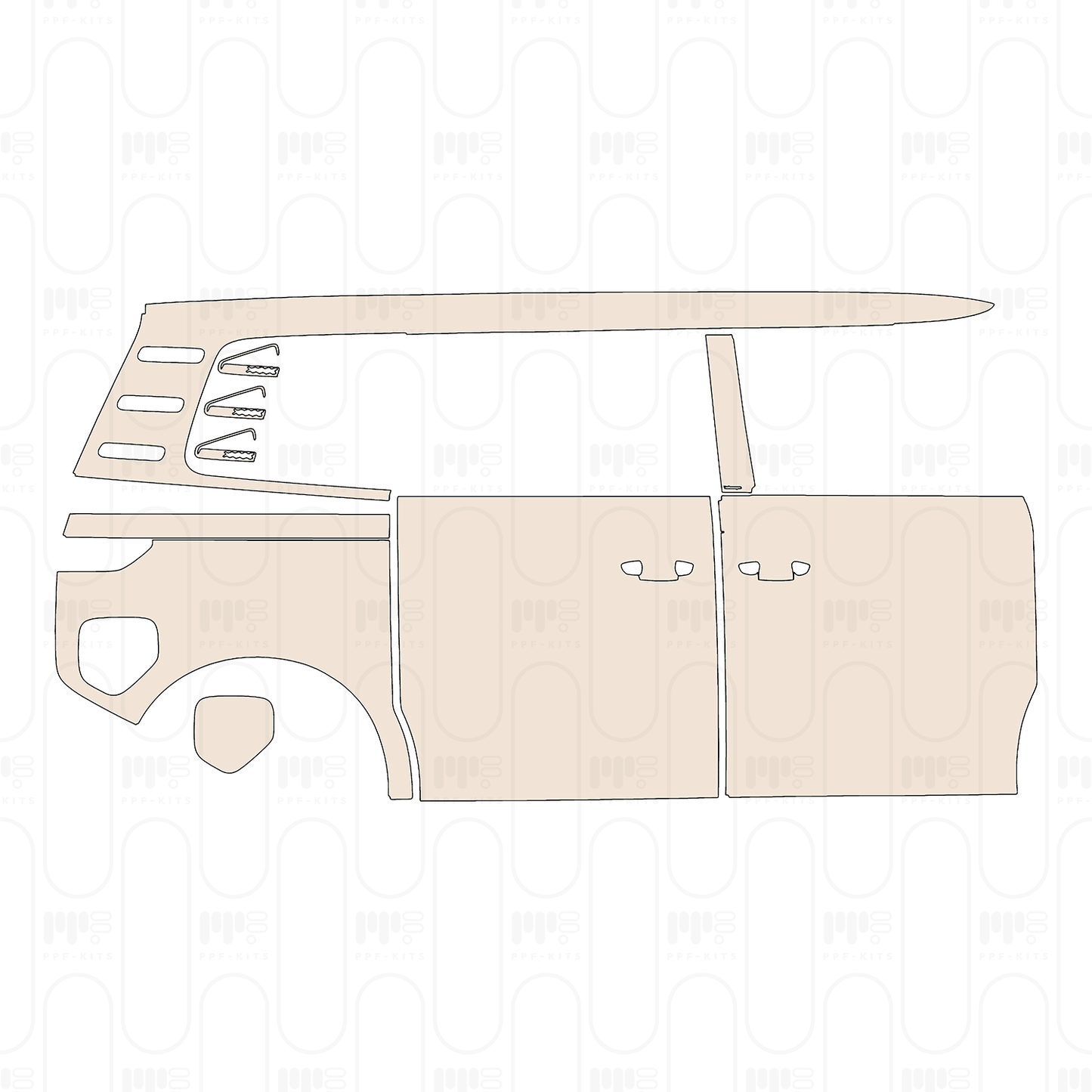 (right)Door+Rear Fender