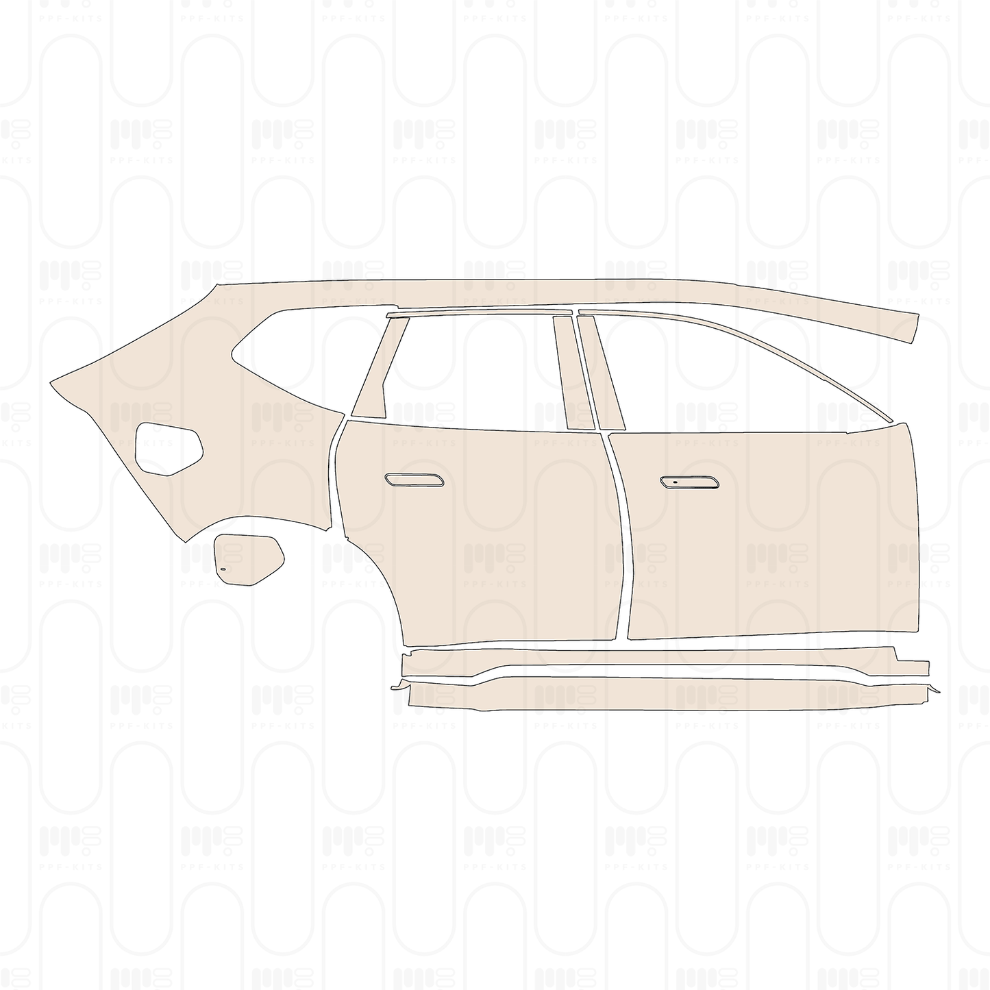 (right) Door+Side Skirt