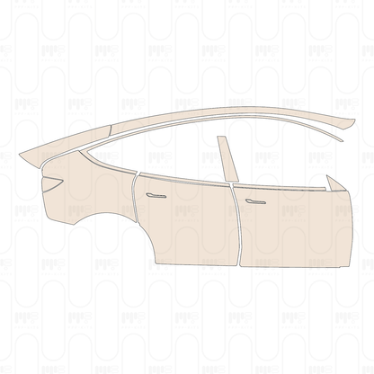 (right) Door+Rear Fender+Side Skirt