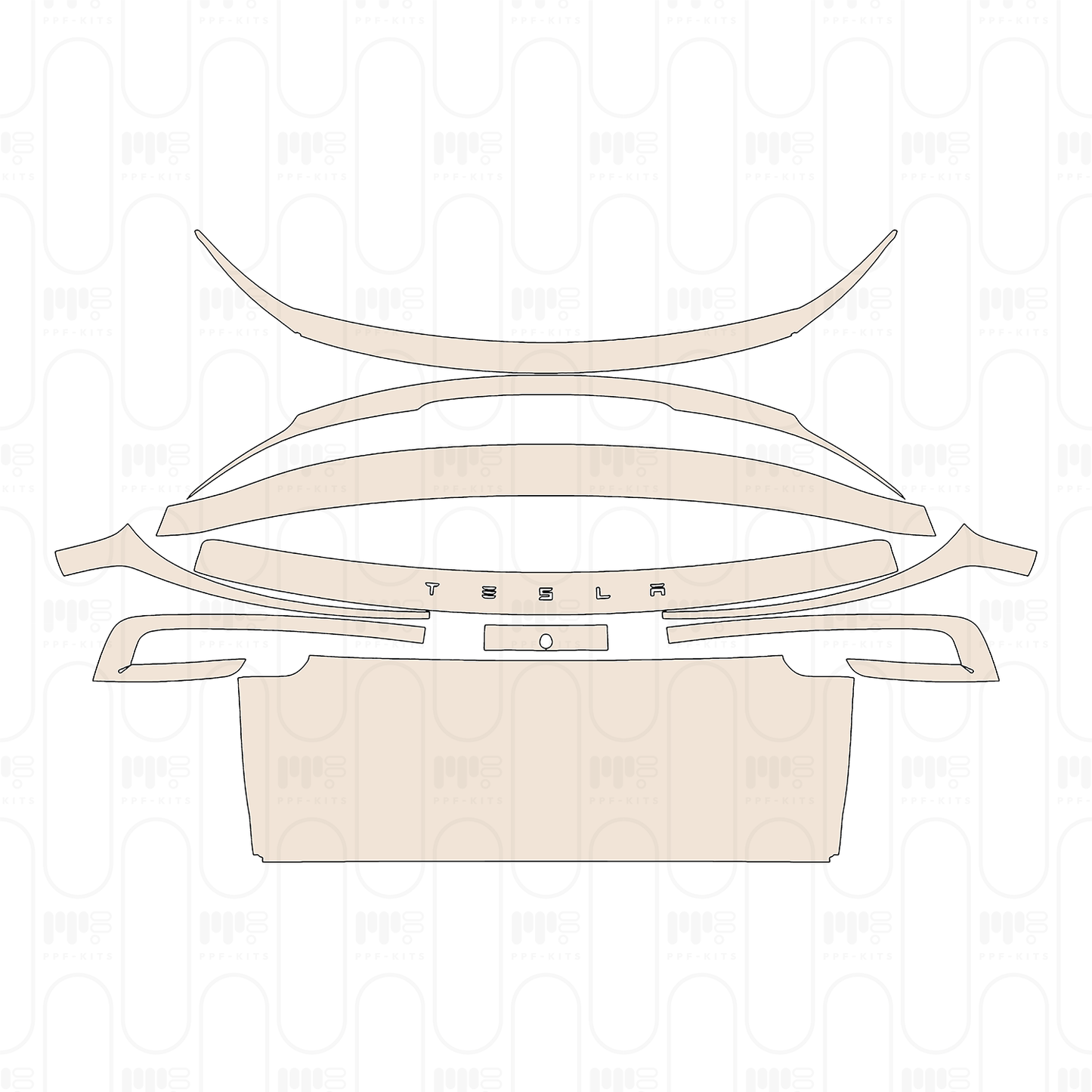 Trunk Lid without Emblems