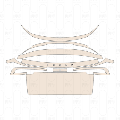 Trunk Lid without Emblems
