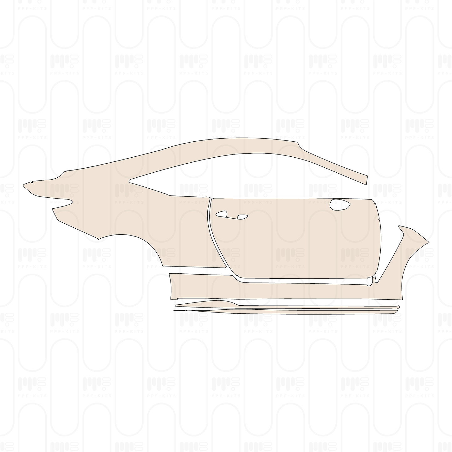 Voorgesneden PPF Lexus RCF 2025