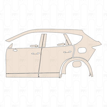 Voorgesneden PPF Mazda CX-60 (EU) Homura 2025