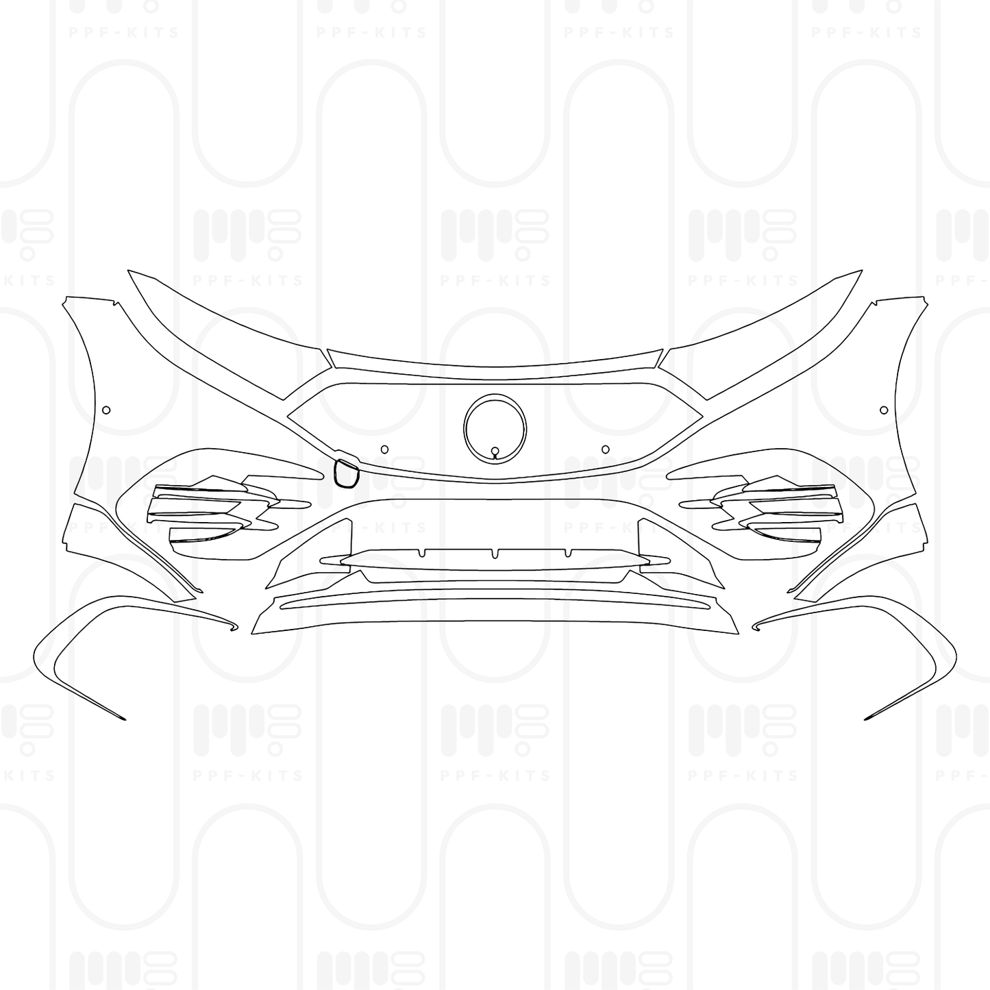 Voorgesneden PPF Mercedes-Benz EQS AMG Line 2025
