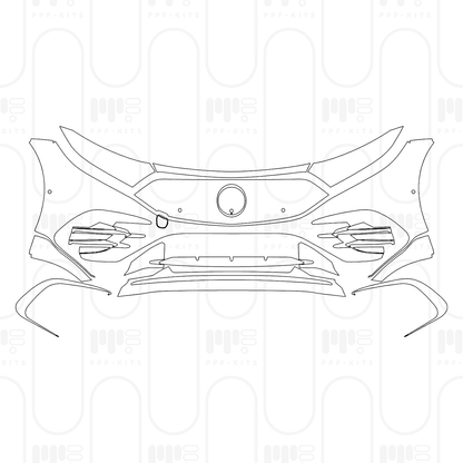 Voorgesneden PPF Mercedes-Benz EQS AMG Line 2025