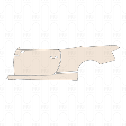 (left) Door+Side Skirt+Rear Fender
