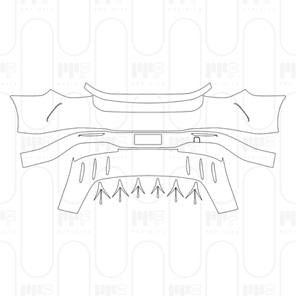 Voorgesneden PPF Mercedes-Benz EQS AMG 53 2025