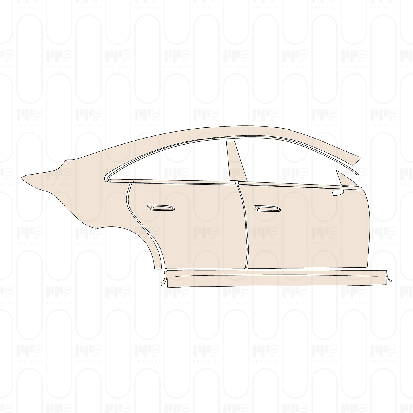 Voorgesneden PPF Mercedes-Benz CLA Sedan AMG Line 2026
