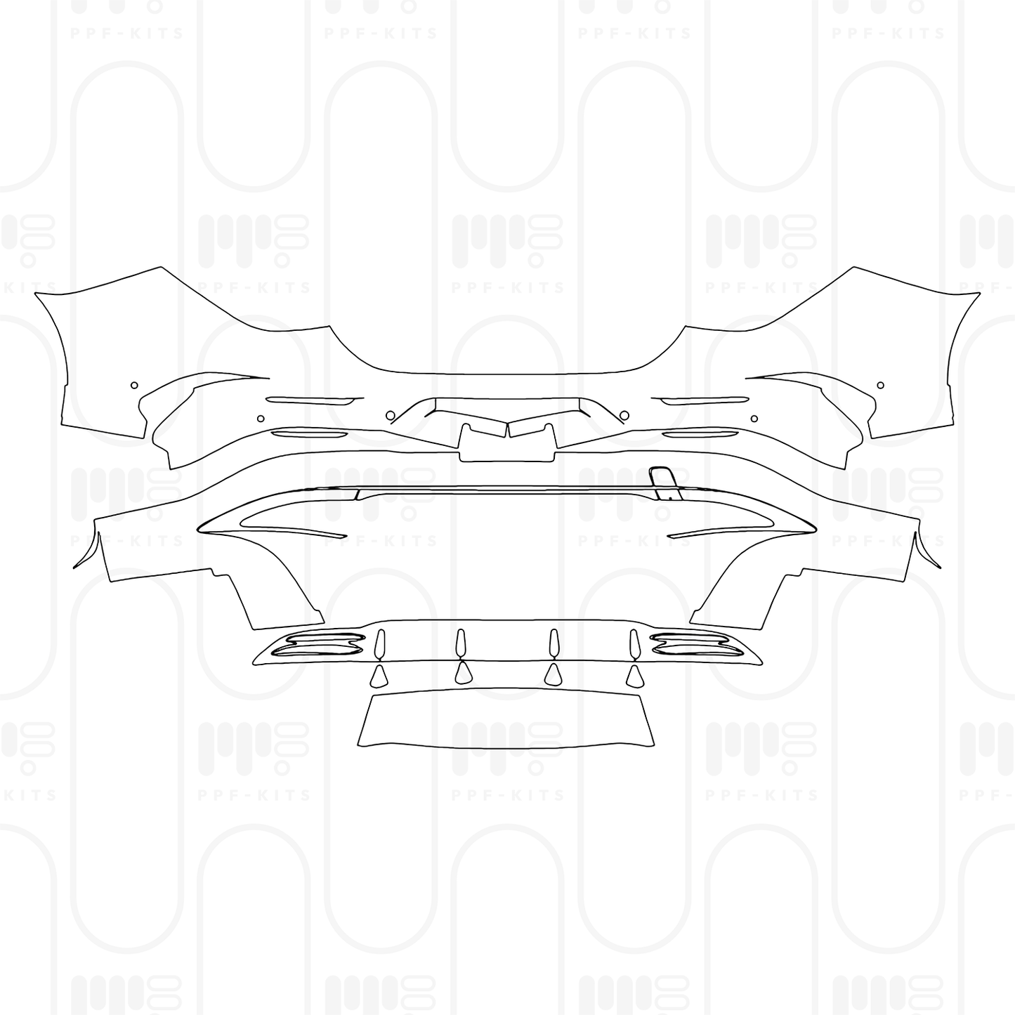Voorgesneden PPF Mercedes-Benz CLA Sedan AMG Line with EQ Technology 2025