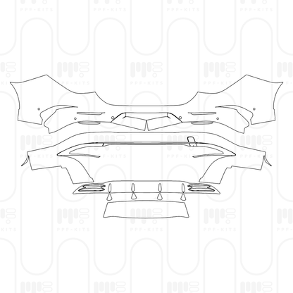 Voorgesneden PPF Mercedes-Benz CLA EV (CN) AMG Line 2025