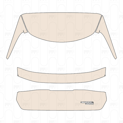 Trunk Lid with "RX 500h" & "DIRECT4" Emblems