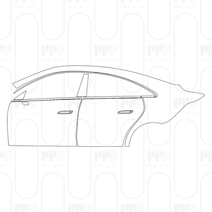 Voorgesneden PPF Mercedes-Benz CLA Sedan Sport 2025