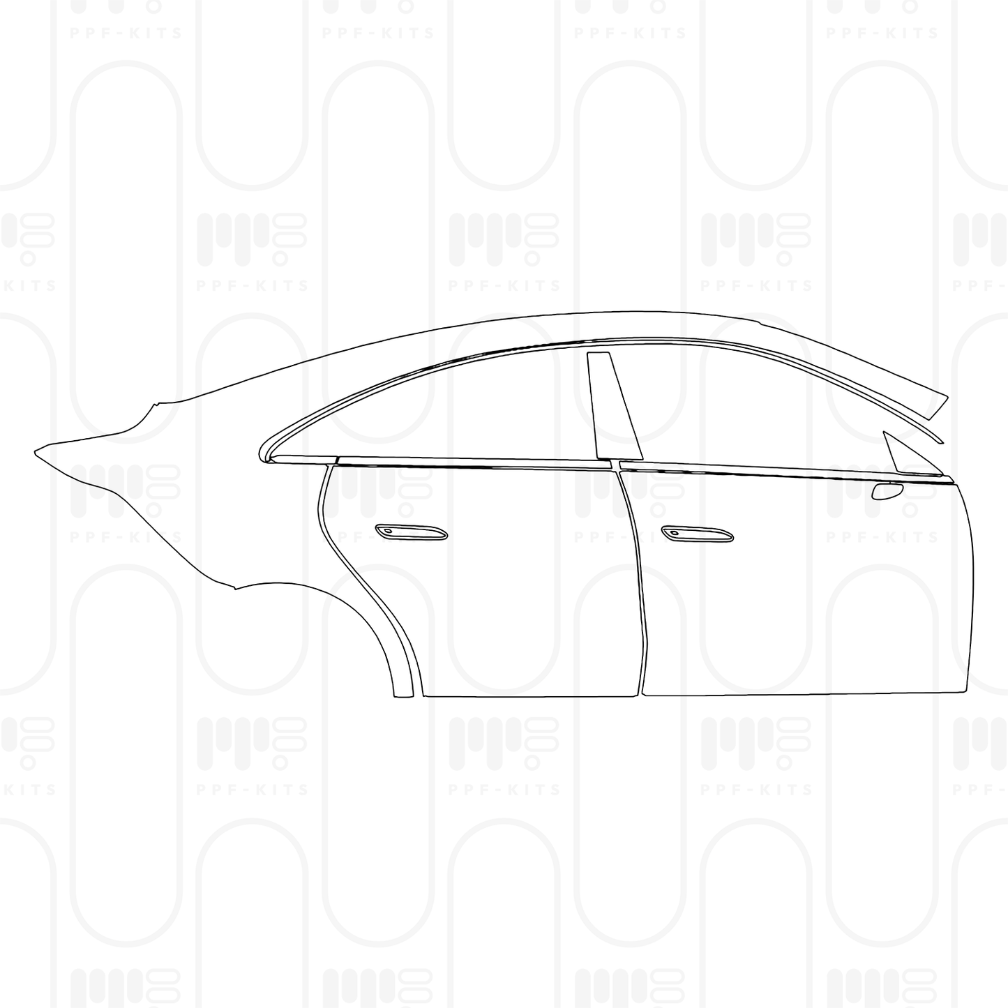 Voorgesneden PPF Mercedes-Benz CLA Sedan Sport 2025