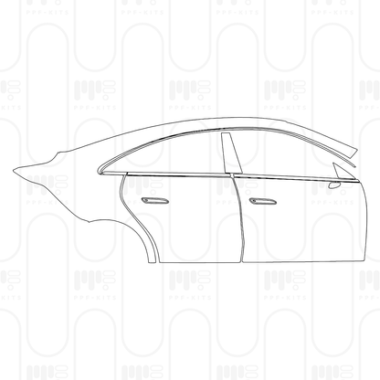 Voorgesneden PPF Mercedes-Benz CLA Sedan Sport 2025