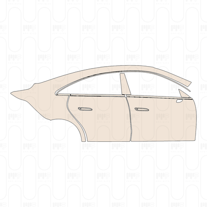Voorgesneden PPF Mercedes-Benz CLA Sedan Sport 2026