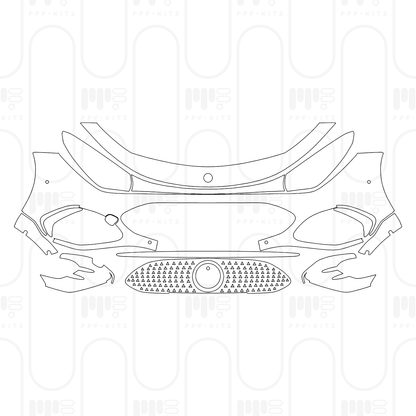 Voorgesneden PPF Mercedes-Benz CLA EV (CN) AMG Line 2025