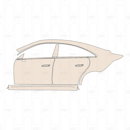 Voorgesneden PPF Mercedes-Benz CLA Sedan AMG Line with EQ Technology 2026