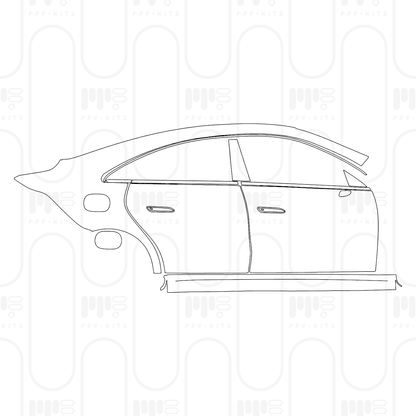 Voorgesneden PPF Mercedes-Benz CLA Sedan AMG Line with EQ Technology 2025