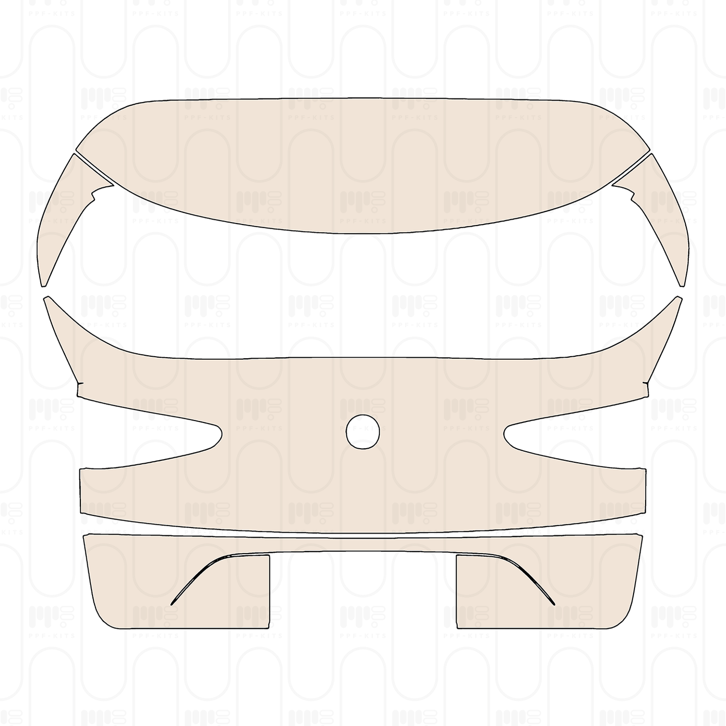 Trunk Lid without Model Emblem