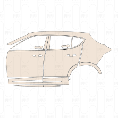 (left) Door+Rear Fender+Side Skirt