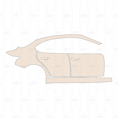 (right) Door+Rear Fender+Side Skirt