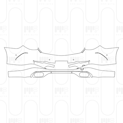 Voorgesneden PPF Mercedes-Benz CLE Coupe AMG CLE 53 2026