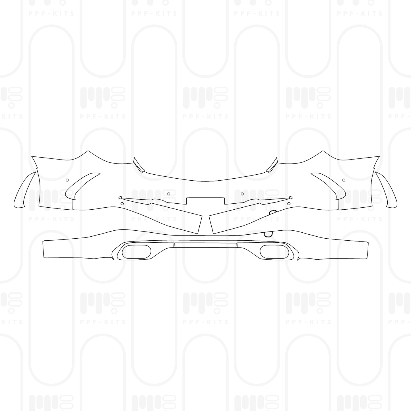 Voorgesneden PPF Mercedes-Benz CLE Coupe AMG CLE 53 2026