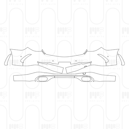 Voorgesneden PPF Mercedes-Benz CLE Coupe AMG CLE 53 2026