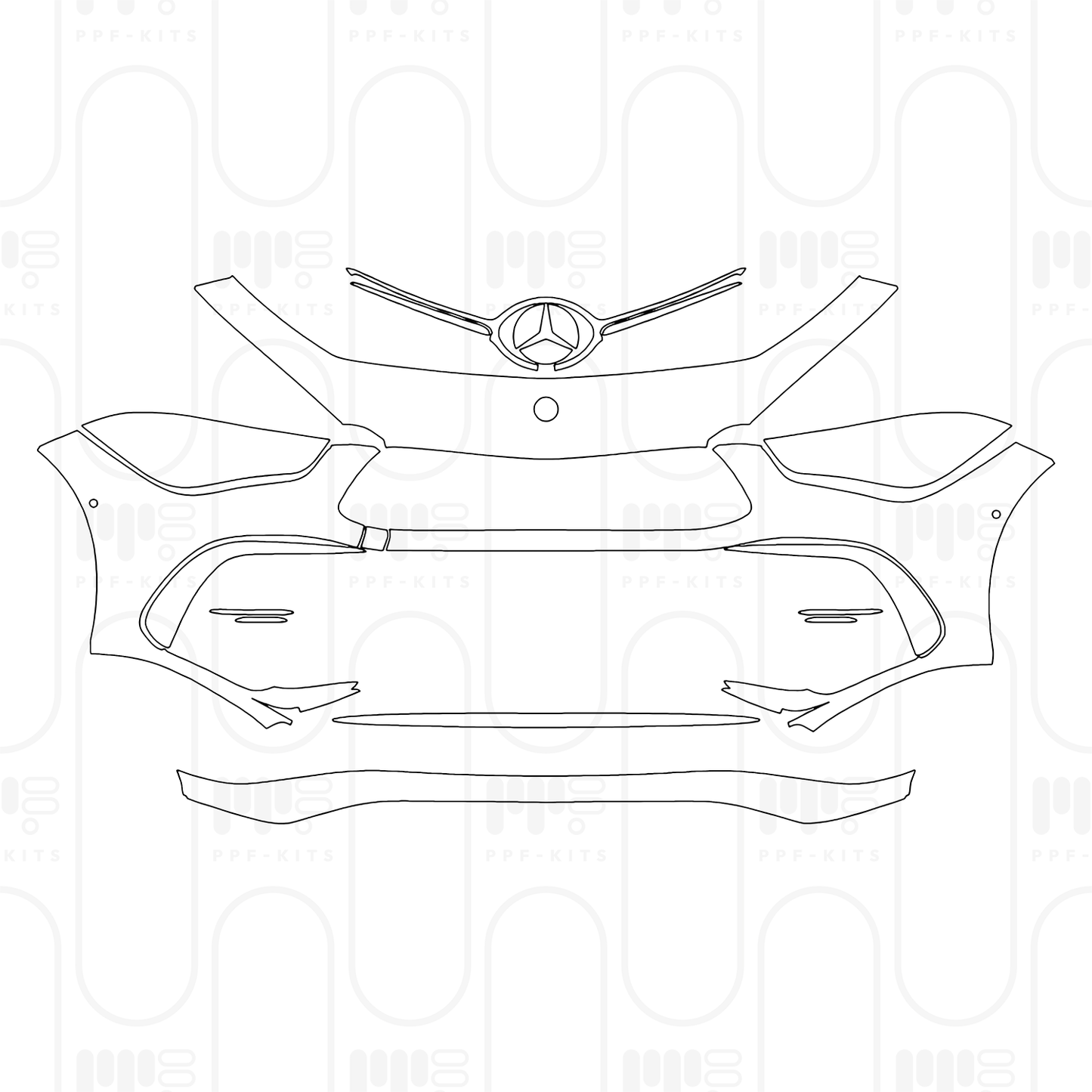 Voorgesneden PPF Mercedes-Benz CLE Coupe AMG Line 2026