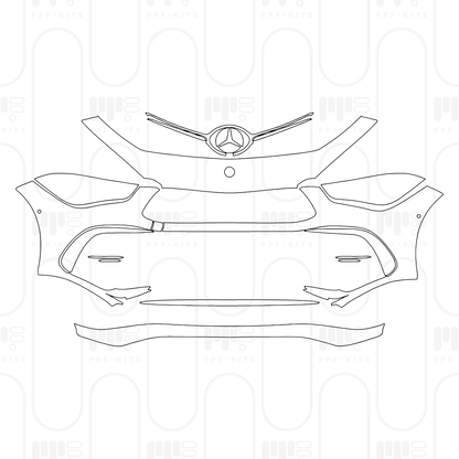 Voorgesneden PPF Mercedes-Benz CLE Coupe AMG Line 2026