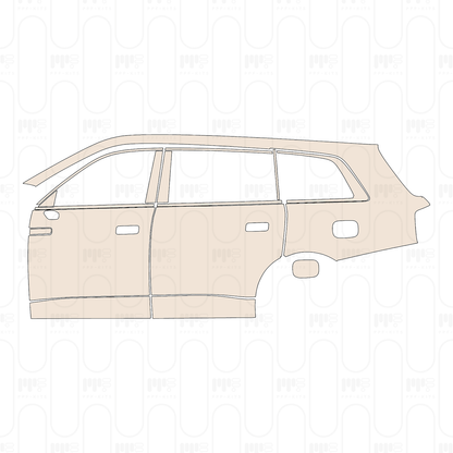 (left) Door+Side Skirt+Rear Fender