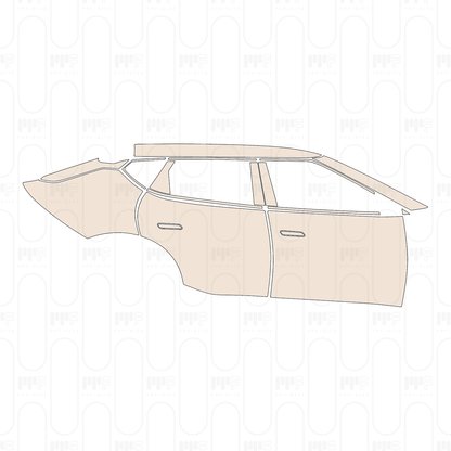 (right) Door+Side Skirt+Rear Fender