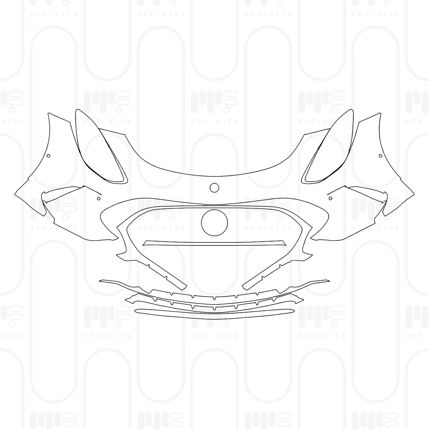 Voorgesneden PPF Mercedes-Benz AMG GT 2-Door AMG GT 63 S E Performance 2026