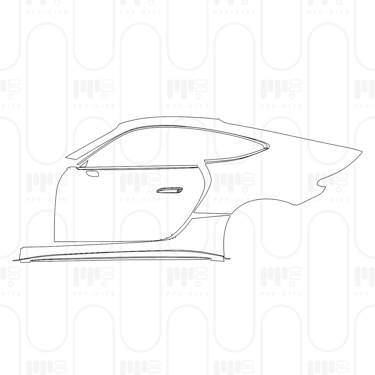 Voorgesneden PPF Mercedes-Benz AMG GT 2-Door AMG GT 63 S E Performance 2026