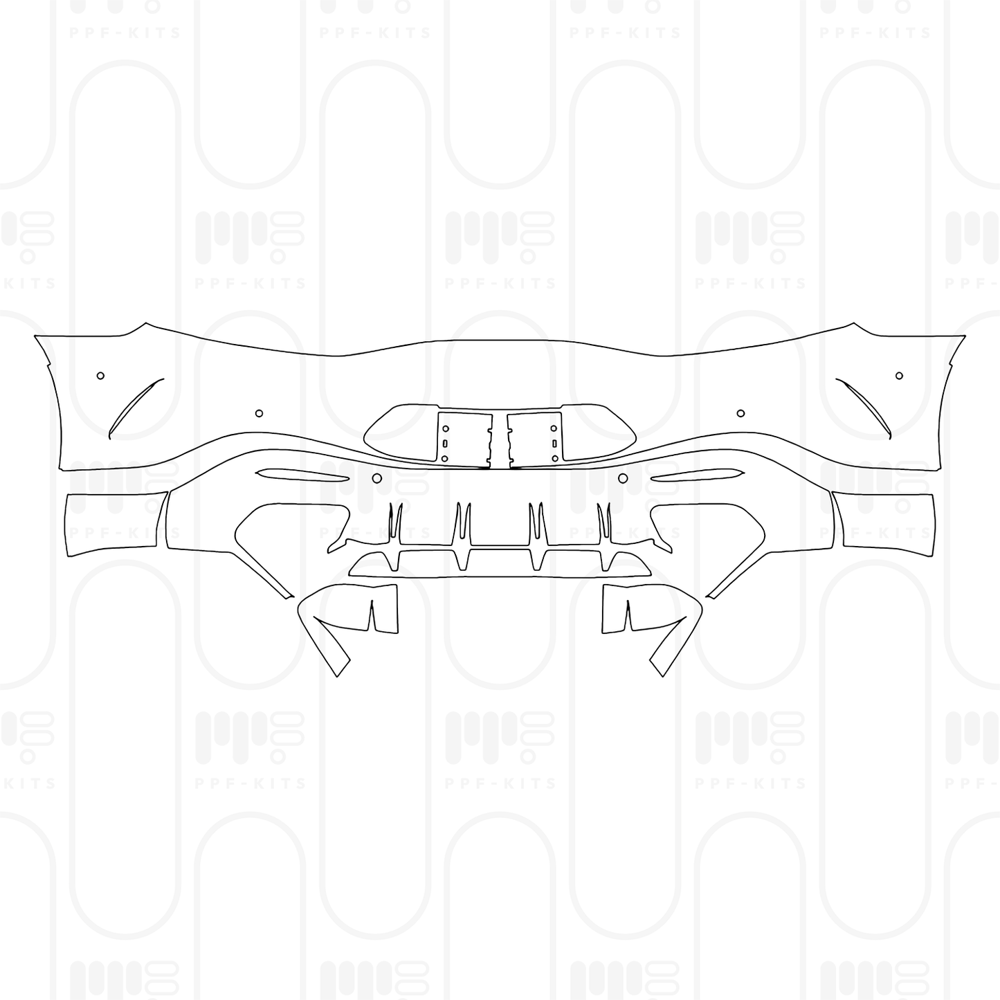 Voorgesneden PPF Mercedes-Benz AMG GT 2-Door AMG GT 55 2025