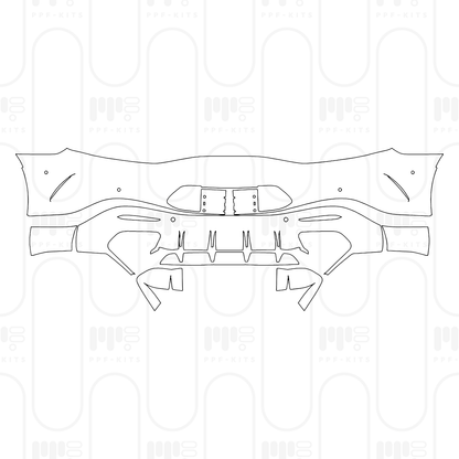 Voorgesneden PPF Mercedes-Benz AMG GT 2-Door AMG GT 55 2025