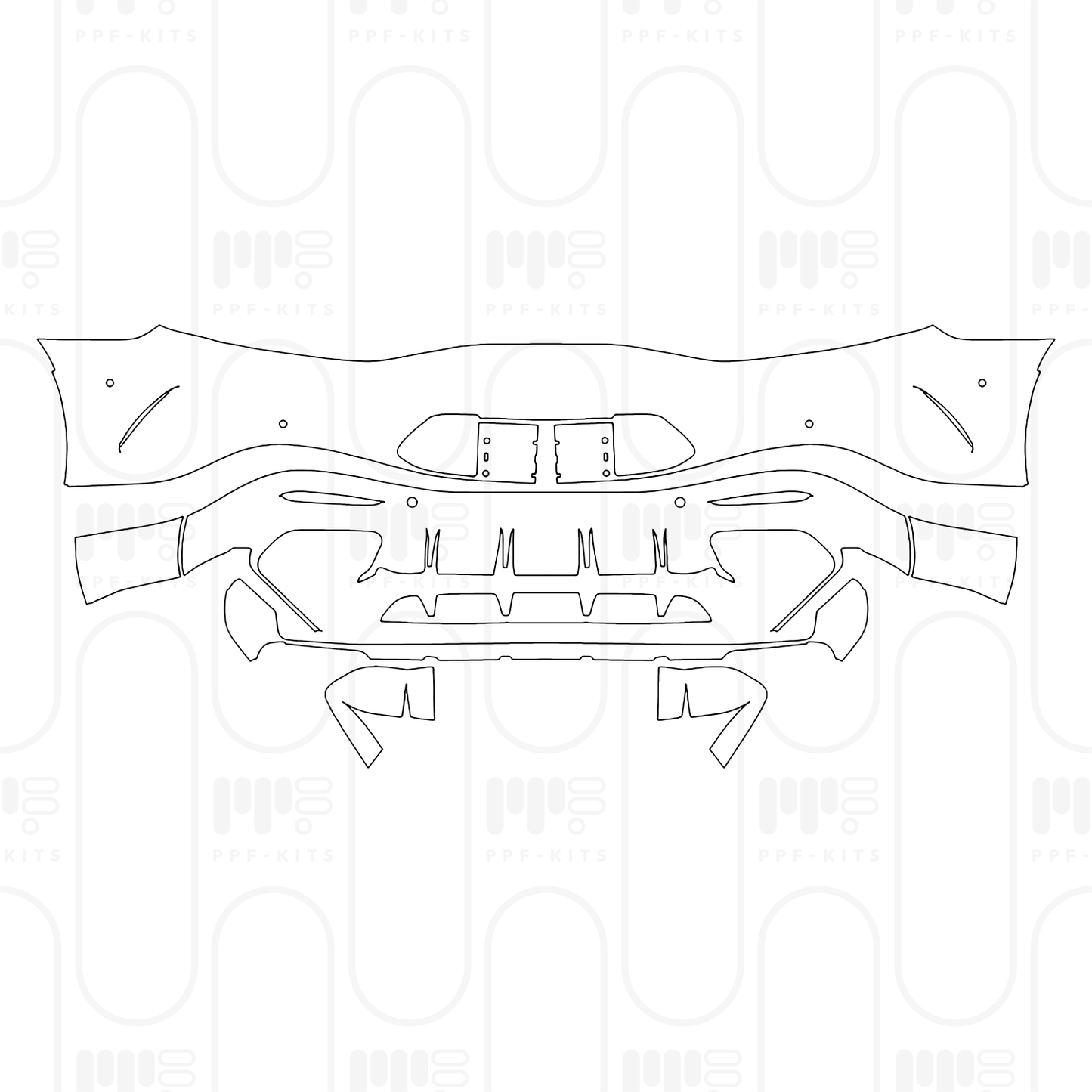 Voorgesneden PPF Mercedes-Benz AMG GT 2-Door AMG GT 63 PRO 4MATIC+ 2026