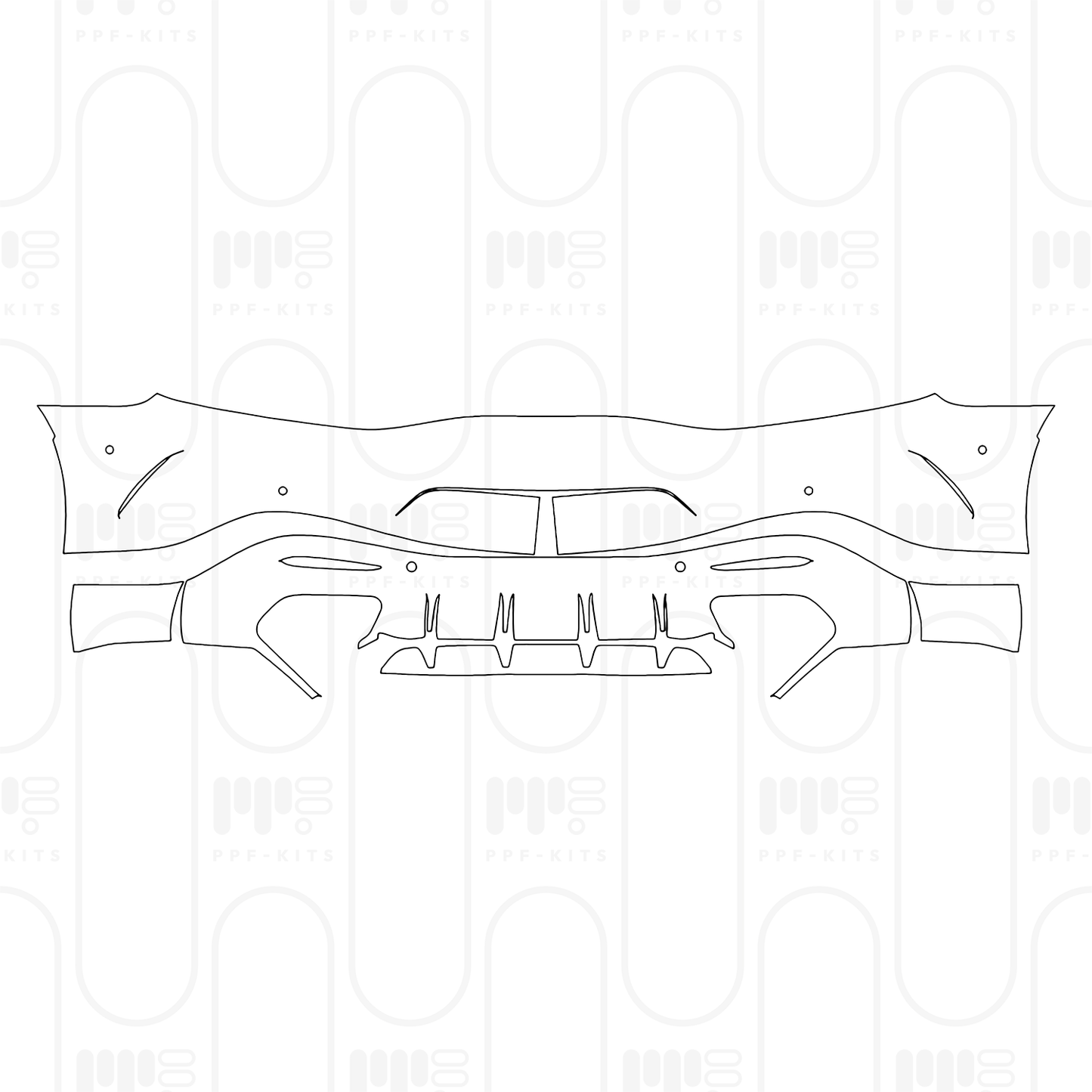 Voorgesneden PPF Mercedes-Benz AMG GT 2-Door AMG GT 55 2025
