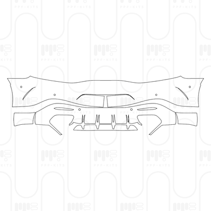Voorgesneden PPF Mercedes-Benz AMG GT 2-Door AMG GT 55 2025