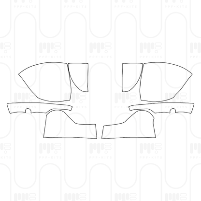 Voorgesneden PPF Mercedes-Benz AMG GT 2-Door AMG GT 63 S E Performance 2026