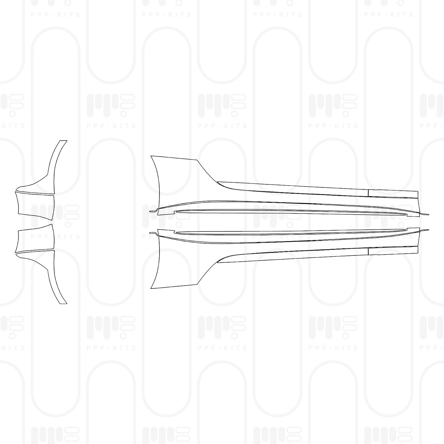 Voorgesneden PPF Mercedes-Benz AMG GT 2-Door AMG GT 63 S E Performance 2026